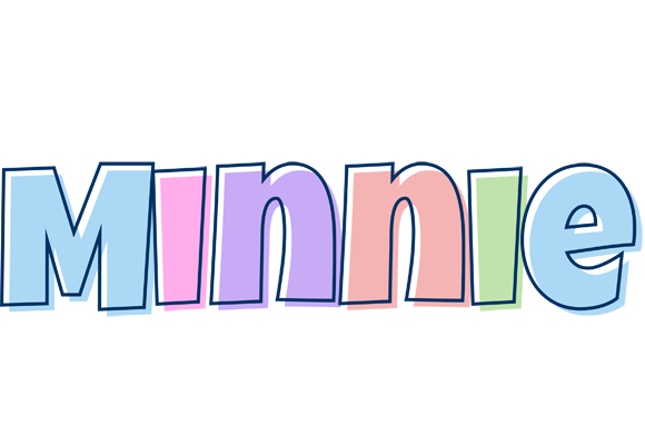 Minnie pastel logo