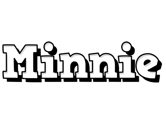 Minnie snowing logo