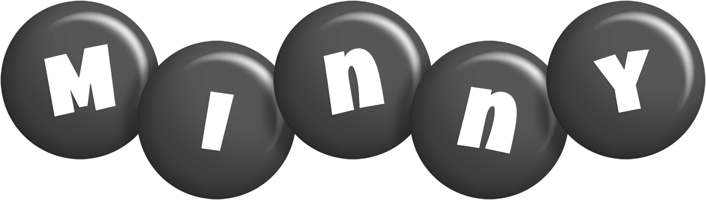Minny candy-black logo