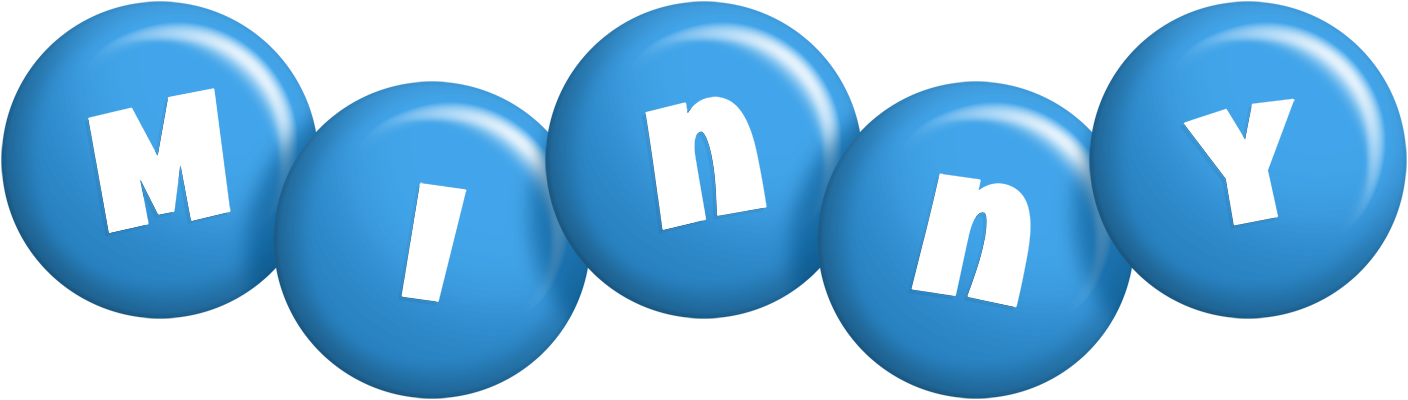 Minny candy-blue logo