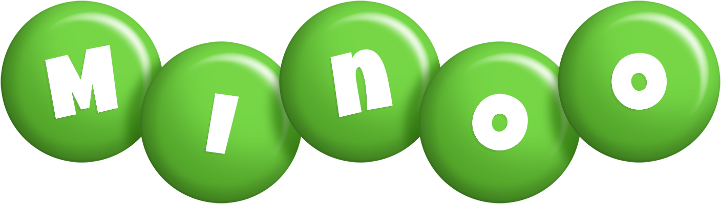 Minoo candy-green logo