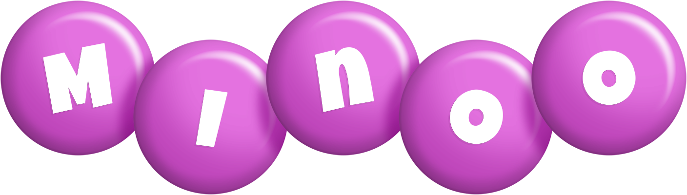 Minoo candy-purple logo