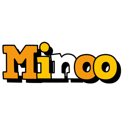 Minoo cartoon logo