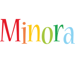 Minora birthday logo