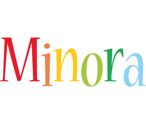 Minora birthday logo