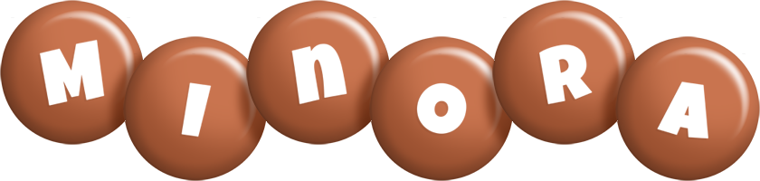 Minora candy-brown logo