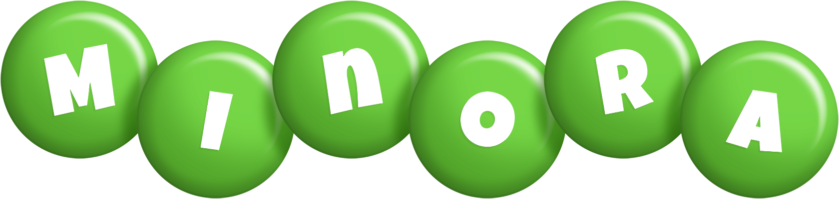 Minora candy-green logo