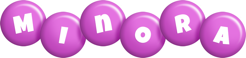 Minora candy-purple logo