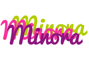 Minora flowers logo