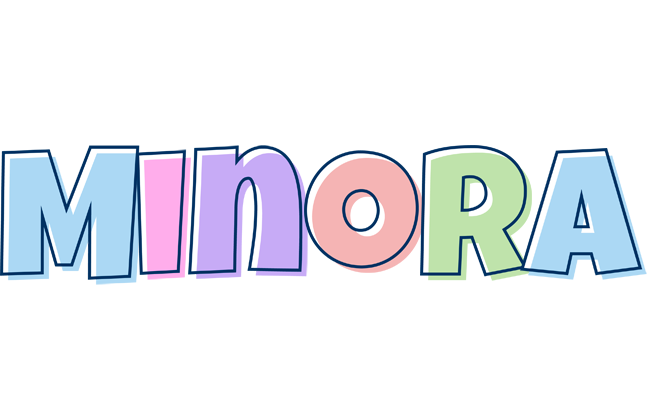 Minora pastel logo