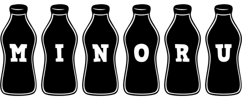 Minoru bottle logo