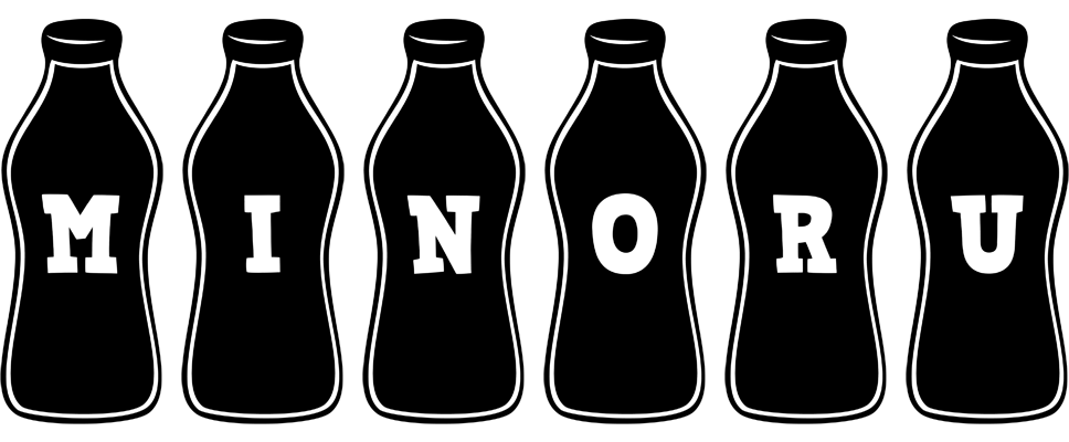 Minoru bottle logo