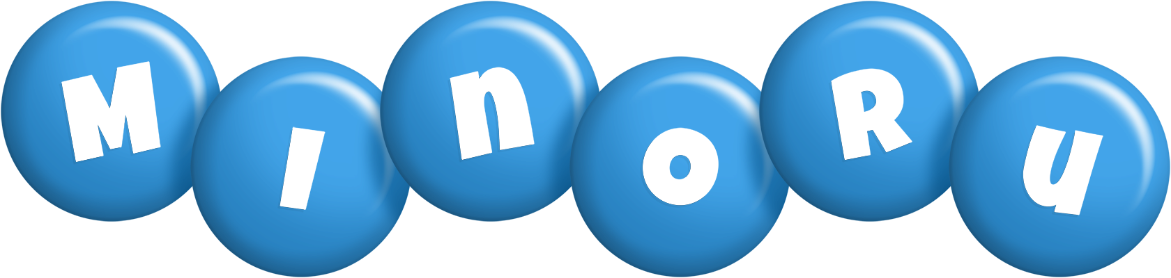 Minoru candy-blue logo