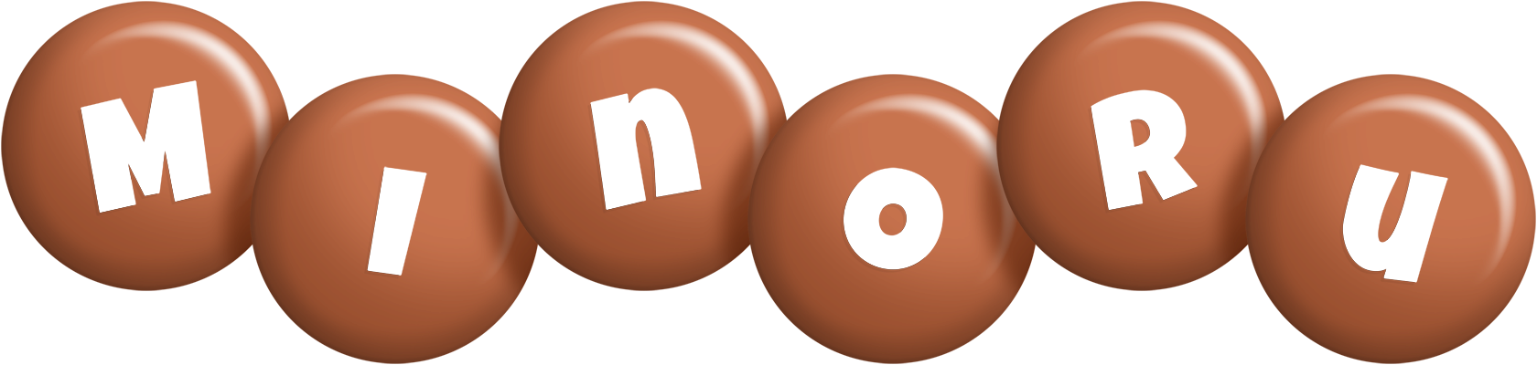 Minoru candy-brown logo