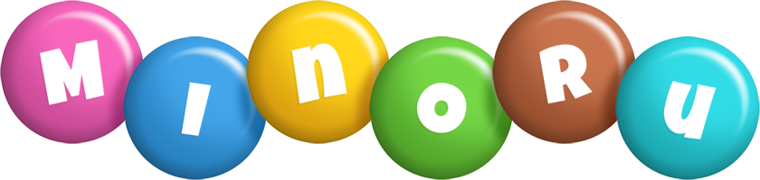 Minoru candy logo