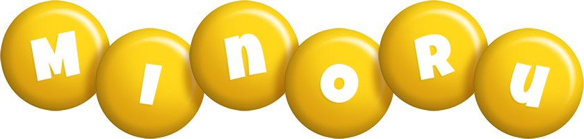 Minoru candy-yellow logo