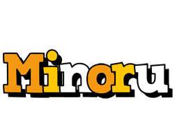 Minoru cartoon logo