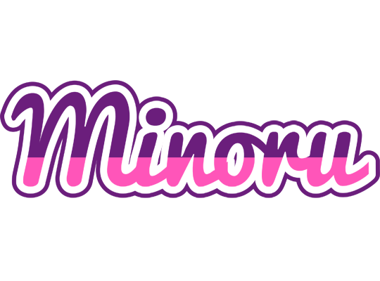 Minoru cheerful logo