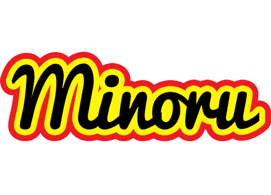 Minoru flaming logo