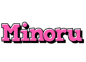 Minoru girlish logo