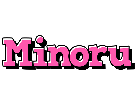 Minoru girlish logo