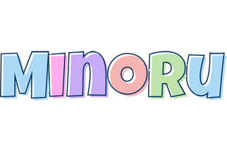 Minoru pastel logo