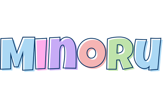 Minoru pastel logo