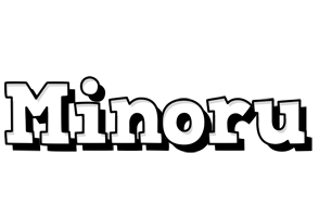 Minoru snowing logo