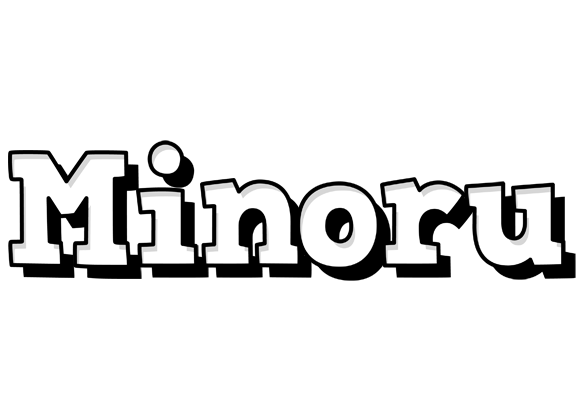 Minoru snowing logo