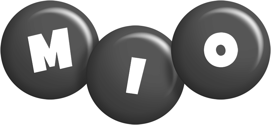 Mio candy-black logo