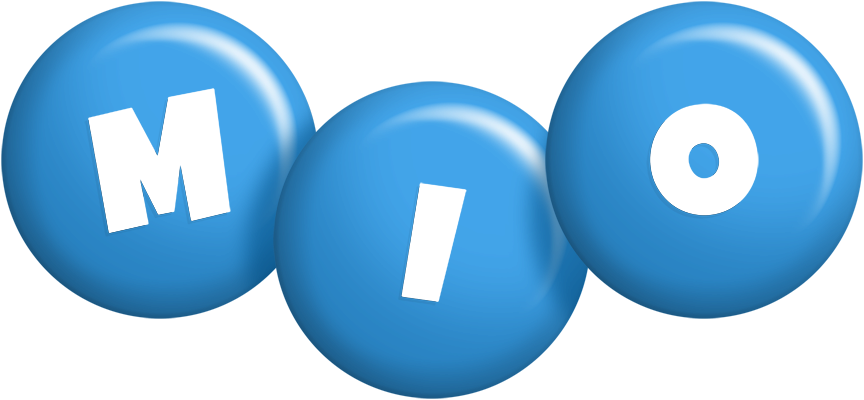 Mio candy-blue logo