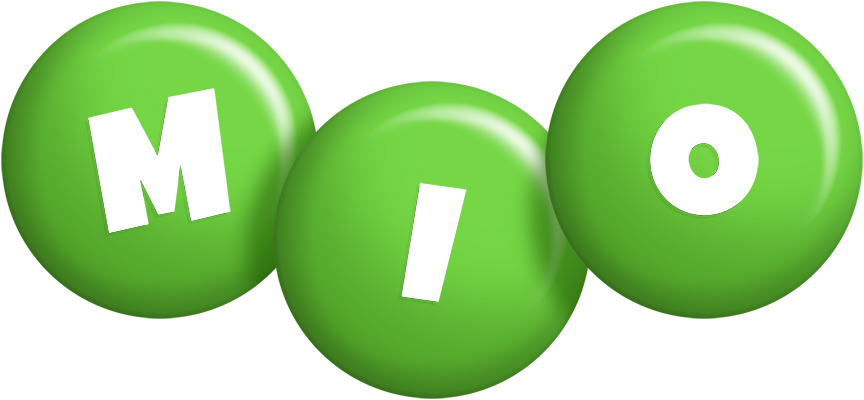 Mio candy-green logo