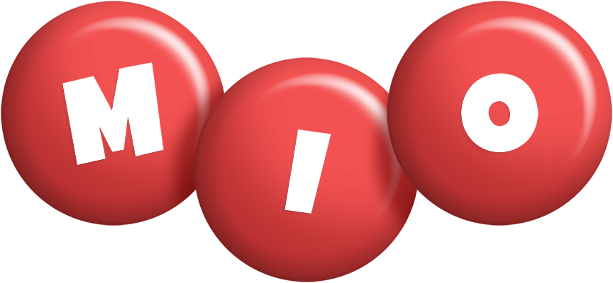 Mio candy-red logo