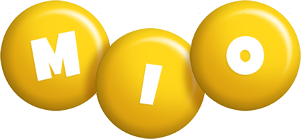 Mio candy-yellow logo