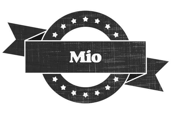 Mio grunge logo