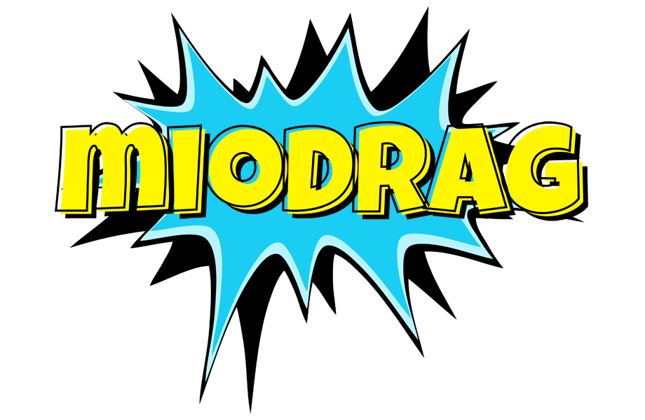 Miodrag amazing logo