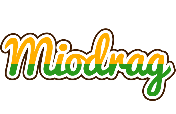 Miodrag banana logo