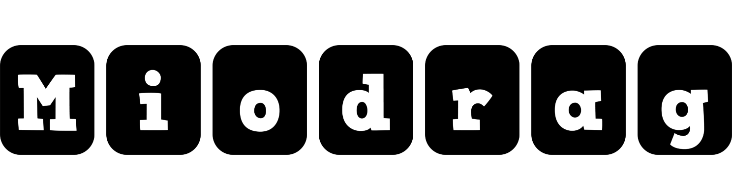 Miodrag box logo