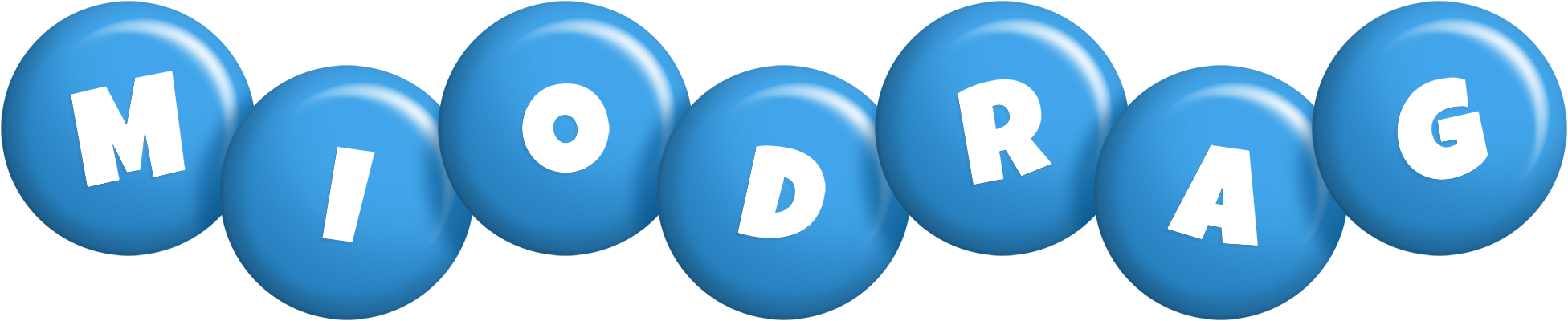 Miodrag candy-blue logo