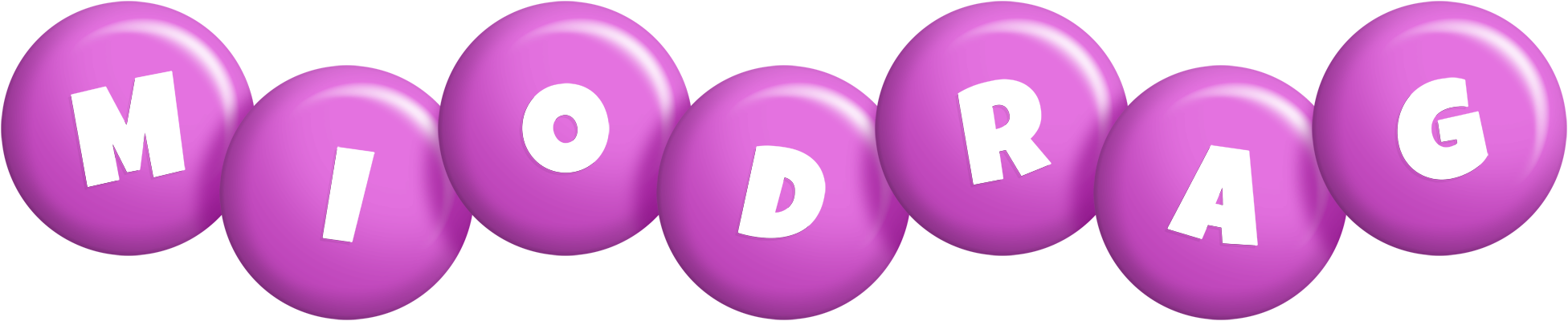 Miodrag candy-purple logo