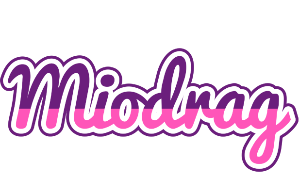 Miodrag cheerful logo