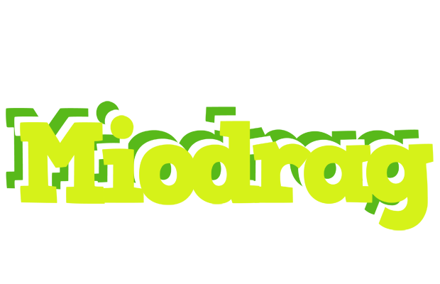 Miodrag citrus logo