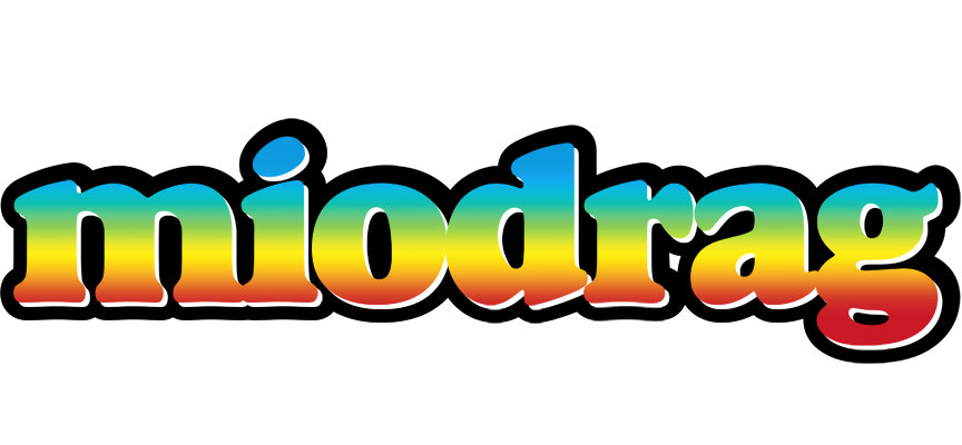 Miodrag color logo