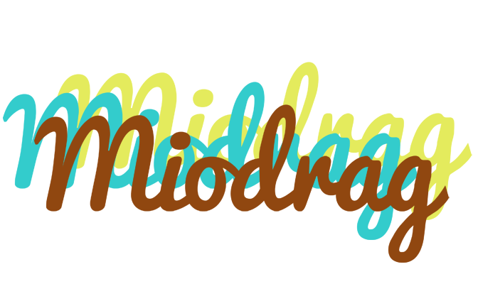 Miodrag cupcake logo