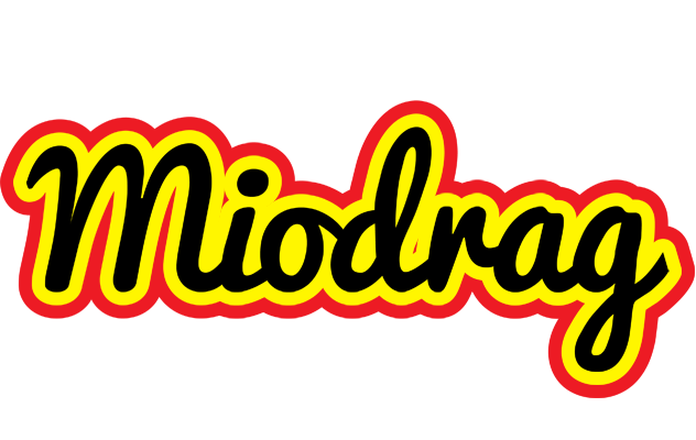Miodrag flaming logo