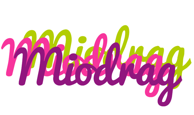 Miodrag flowers logo