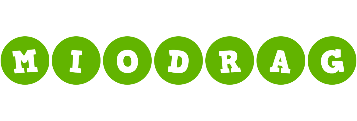 Miodrag games logo