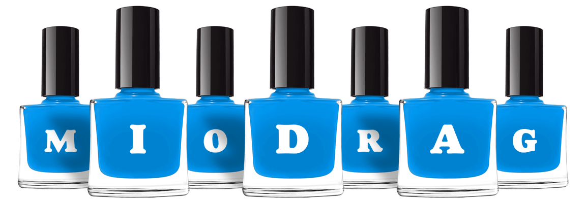 Miodrag glossy logo