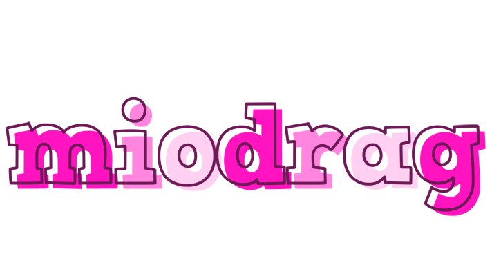 Miodrag hello logo