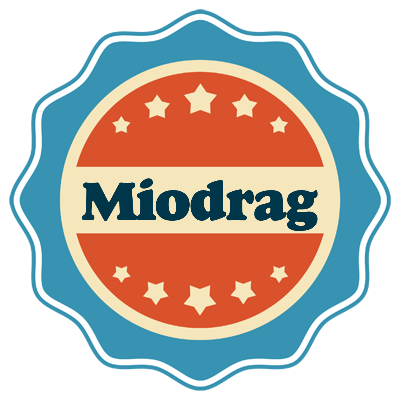 Miodrag labels logo